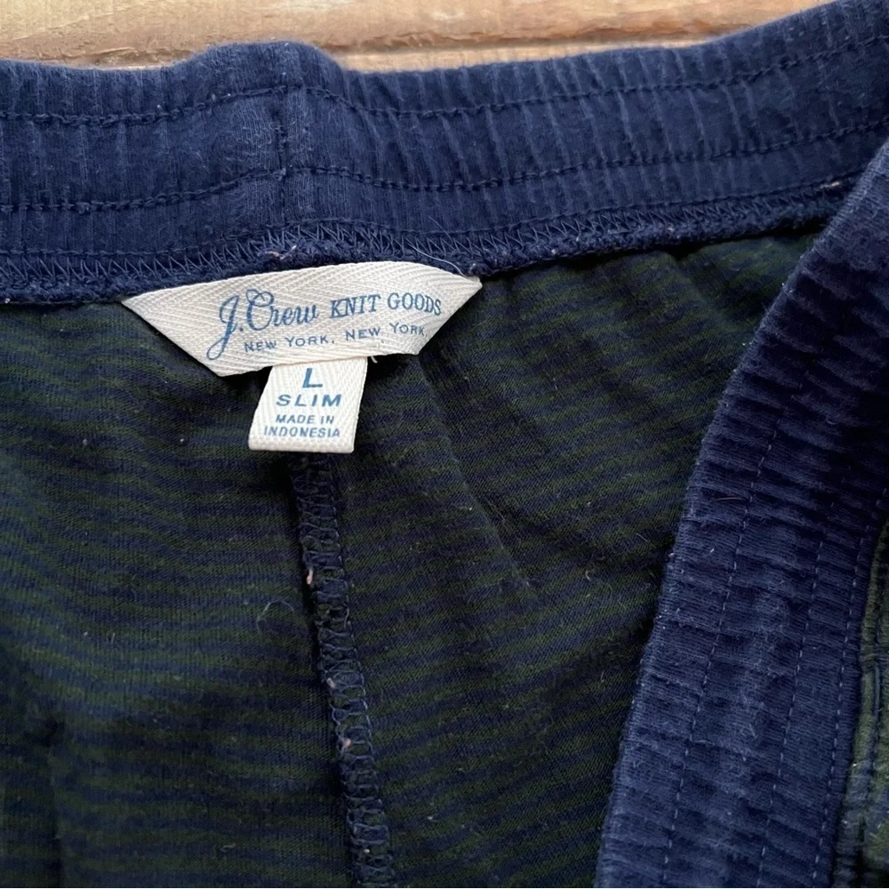 J. Crew Men's Black and Navy Joggers